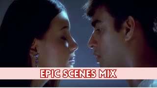 रहना है तेरे दिल में  Epic Scenes Mix  Part 2 [upl. by Butte817]