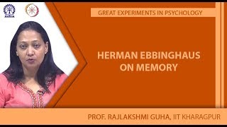 Herman Ebbinghaus on Memory [upl. by Schellens]