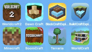 World Craft 2 Dawn Craft Block Craft Minecraft Terraria Build Craft Boom Craft World Craft [upl. by Eninej]