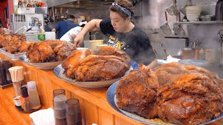 Ramen LOVERS Flock to This Shop for GIANT Pork Slices 人生餃子 street food [upl. by Yerok]