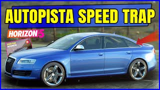 AUTOPISTA Speed Trap using a A800 GERMANY Manufacturer  FORZA HORIZON 5 [upl. by Maffa]