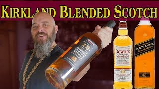 Kirkland 12 year Blended Scotch  Johnnie Walker Black and Dewars White Label Comparison [upl. by Lenneuq]