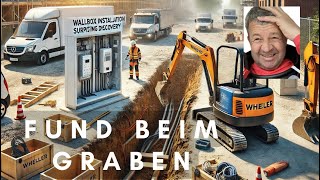 WallboxProjekt mit Überraschung 👆Entdeckung beim Graben ‼️🚀 [upl. by Amikehs]