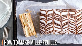 How To Make Mille Feuille Step By Step Recipe [upl. by Atem]