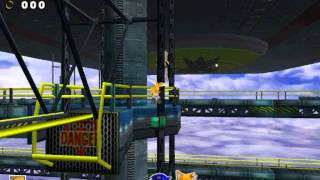 Sonic Adventure DX TAS Sky Deck with Tails 21quot38 WR [upl. by Akilegna]