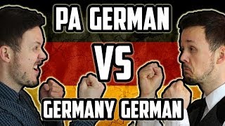 Pennsylvania German VS Germany German  AB [upl. by Rexer]