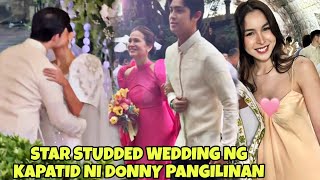 ELLA PANGILINAN WEDDING DONNY INIHATID ANG KANYANG INA STAR STUDDED CELEBRATION SA INTRAMUROS [upl. by Esnahc]