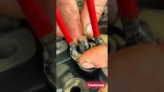 valve keeper lock installation engine car mechanic automobile short TjAutoCare [upl. by Nodyarg]