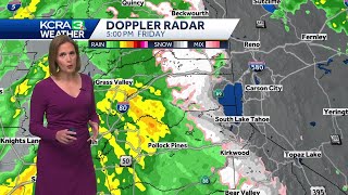 Atmospheric River Nov 22 updates at 5 pm  Heavy rain across Northern California [upl. by Nitnelav]