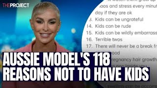 Aussie Models 118 Reasons Not To Have Children [upl. by Siger]