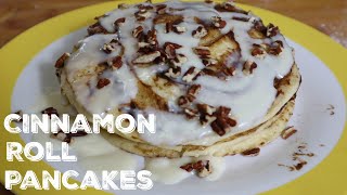 How To Make Cinnamon Roll Pancakes [upl. by Eah]