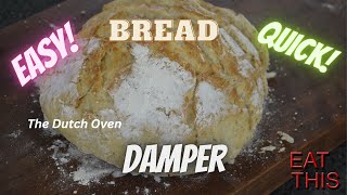 Homemade Damper  The Classic Aussie Bread [upl. by Odnalref]