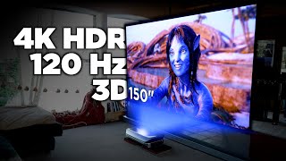 Die HeimkinoRevolution 150 Zoll 4K 3D HDR in jedem Raum  AWOL Vision LTV3500 Pro [upl. by Zorine]