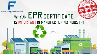 EPR Certification  EPR Registration Services EPRCertification  EPRCompliance [upl. by Standice]