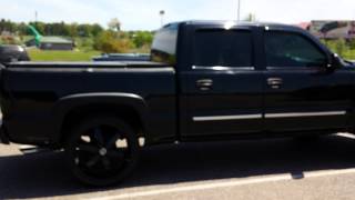 Denali amp Silverado on 24quot Gloss Black U255s [upl. by Nishi]