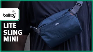 Bellroy Lite Sling Mini Review 2 Weeks of Use [upl. by Sperling]