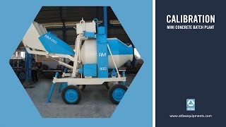 Calibration of mini concrete mixer [upl. by Drahcir427]