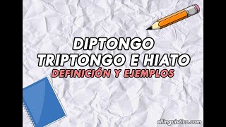 ✨ EL DIPTONGO  TRIPTONGO  HIATO ✨EXPLICACIÓN PARA NIÑOS [upl. by Bilski]