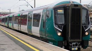 Brand New London North Western Class 730s  730210  730211 Depart Crewe For Nuneaton On A Test Run [upl. by Polash460]