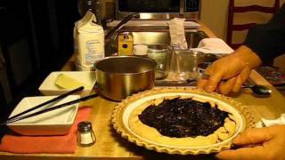 Cranberry Sauce Pie easy homemade crust [upl. by Llecrep]