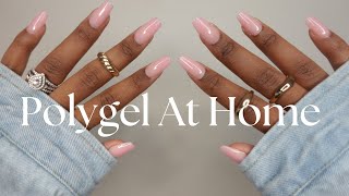 POLYGEL NAILS USING DUAL FORMS  BEGINNER FRIENDLY  NAIL TUTORIAL [upl. by Paulina]