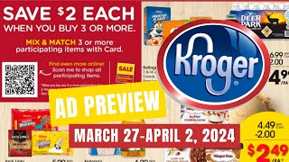 NEW MEGA SALE Kroger Ad Preview for 32742  Mega Sale Weekly Digitals amp MORE [upl. by Branch]