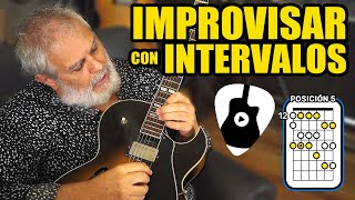 Como improvisar y crear hermosos solos de guitarra usando intervalos  Miguel Botafogo Masterclass [upl. by Llertnac]