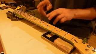 Guitar Fret Leveling Why and How  Part 1 of 2 [upl. by Judi59]