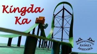 Kingda Ka not to scale model roller coaster  Ep 018 [upl. by Farrand]