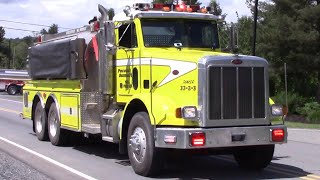 Pocono Summit Tanker 3223 Pocono Mountain Tanker 326 amp Blue Ridge Tanker 2322 Responding [upl. by Russ174]