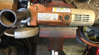 Harbor Freight Chicago Electric 4 12 Inch Angle Grinder Cord Repair [upl. by Wappes238]