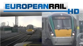 Iarnród Éireann Irish Rail ICR 22000 DMU 22038 amp 220xx passes Hazelhatch amp Celbridge Station [upl. by Anon973]