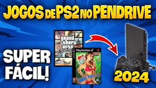 MUITO FÁCIL  COMO COLOCAR JOGOS DE PS2 NO PENDRIVE  SÓ PLUGAR E JOGAR  2024 [upl. by Unders733]