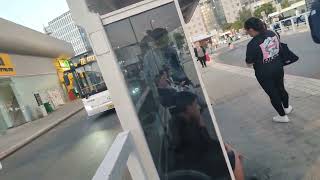 Buses of Dan Beer Sheva in central station Voith Fast Idle [upl. by Swords]