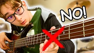 NO FRETTING ALLOWED Bass Solo [upl. by Nylkoorb]