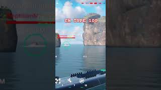 Modern warship  bundel  CN TYPE 100 modernwarshipstipsandtricks gaming shorts [upl. by Pallaten]