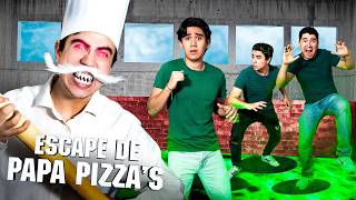 ESCAPE DE PAPA PIZZAS EN LA VIDA REAL [upl. by Marra]