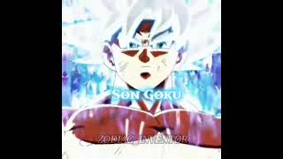 Goku vs Gojo 4k Quality Edit🥶🥵🥵😈👿⚡dbsdbzanimejjkanimeseries [upl. by Fanechka45]