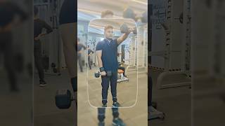 GYM workout  Dumbbell Front Raise  Gym motivation [upl. by Yllim]