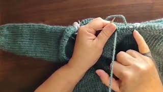 How to knit raglan decreases [upl. by Aisined]