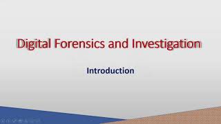 Introduction to Digital Forensics and Investigation [upl. by Hanni877]