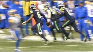 Seahawks Quandre Diggs Interception vs The Rams [upl. by Nylevol]