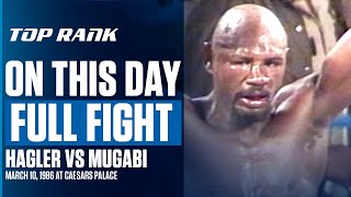 When Marvelous Marvin Hagler Tamed The Beast  MARCH 10 1986 [upl. by Angel]