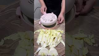 Best Green Cabbage Cutting Tricks amazingcutting vegetable satisfying [upl. by Afatsuom458]