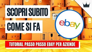 ▶️ Come VENDERE SU EBAY e aprire il tuo NEGOZO ONLINE 🎁 consigli PRO [upl. by Atirehs]