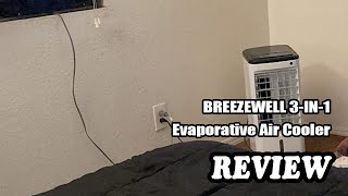 BREEZEWELL 3IN1 Evaporative Air Cooler  Review 2022 [upl. by Heisel]