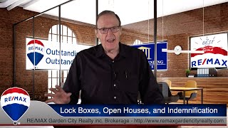 Lock Boxes Open Houses and Indemnification [upl. by Audris]