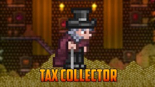 Terraria  Tax Collector NPC amp Classy Cane Guide Duck Tales Style [upl. by Abbi]