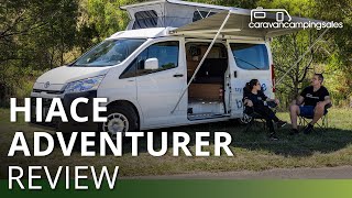 Frontline HiAce Adventurer 2022 Review  caravancampingsales [upl. by Anibas655]