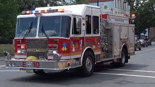 Trenton Fire Department Engine 10 Responding [upl. by Ortrud]